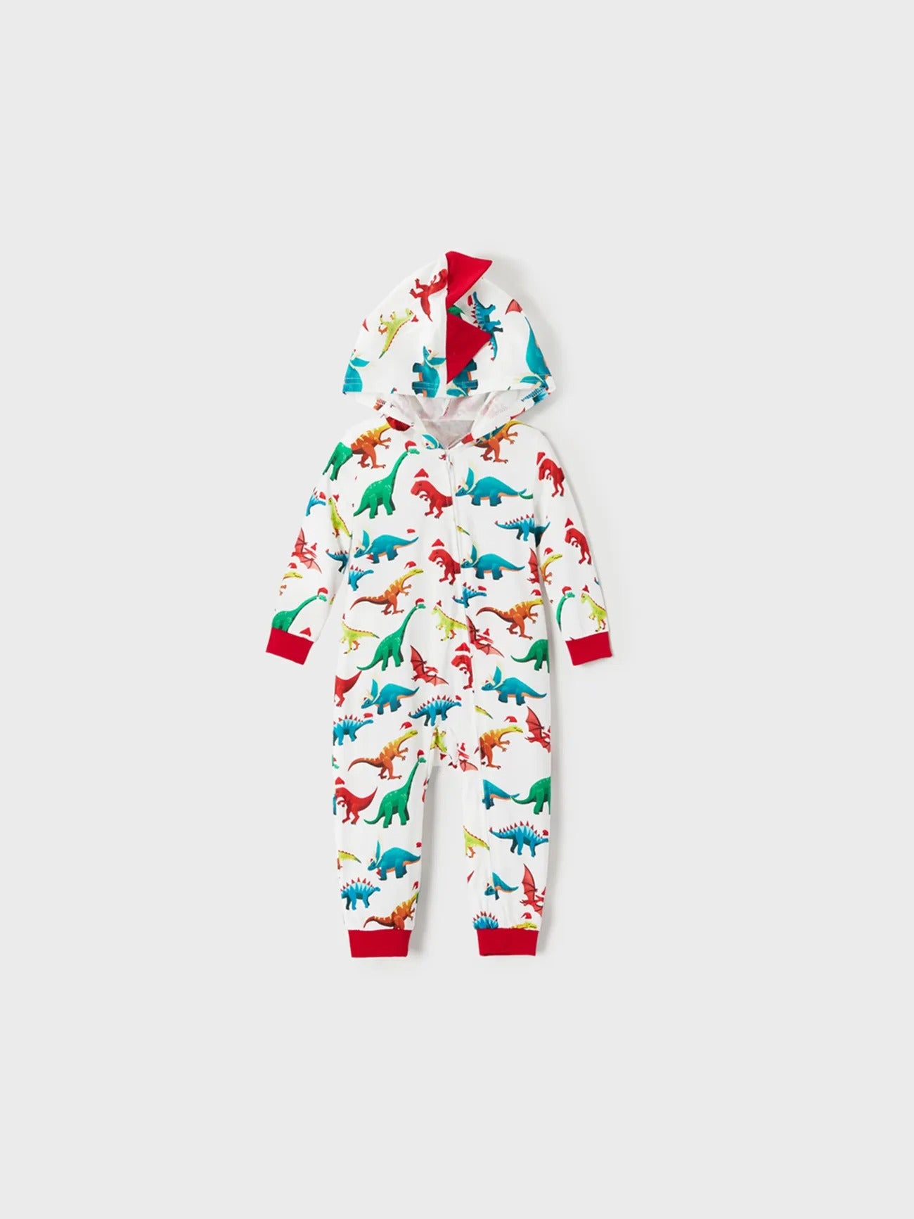 Christmas Family Pajamas With 3D Hooded Design Baby