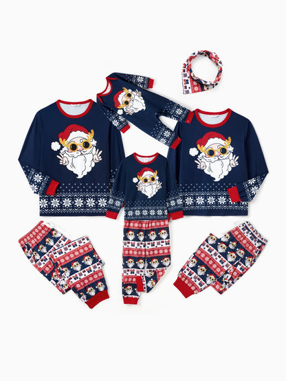 Matching Family Santa Graphic Pajama Set Baby 3M