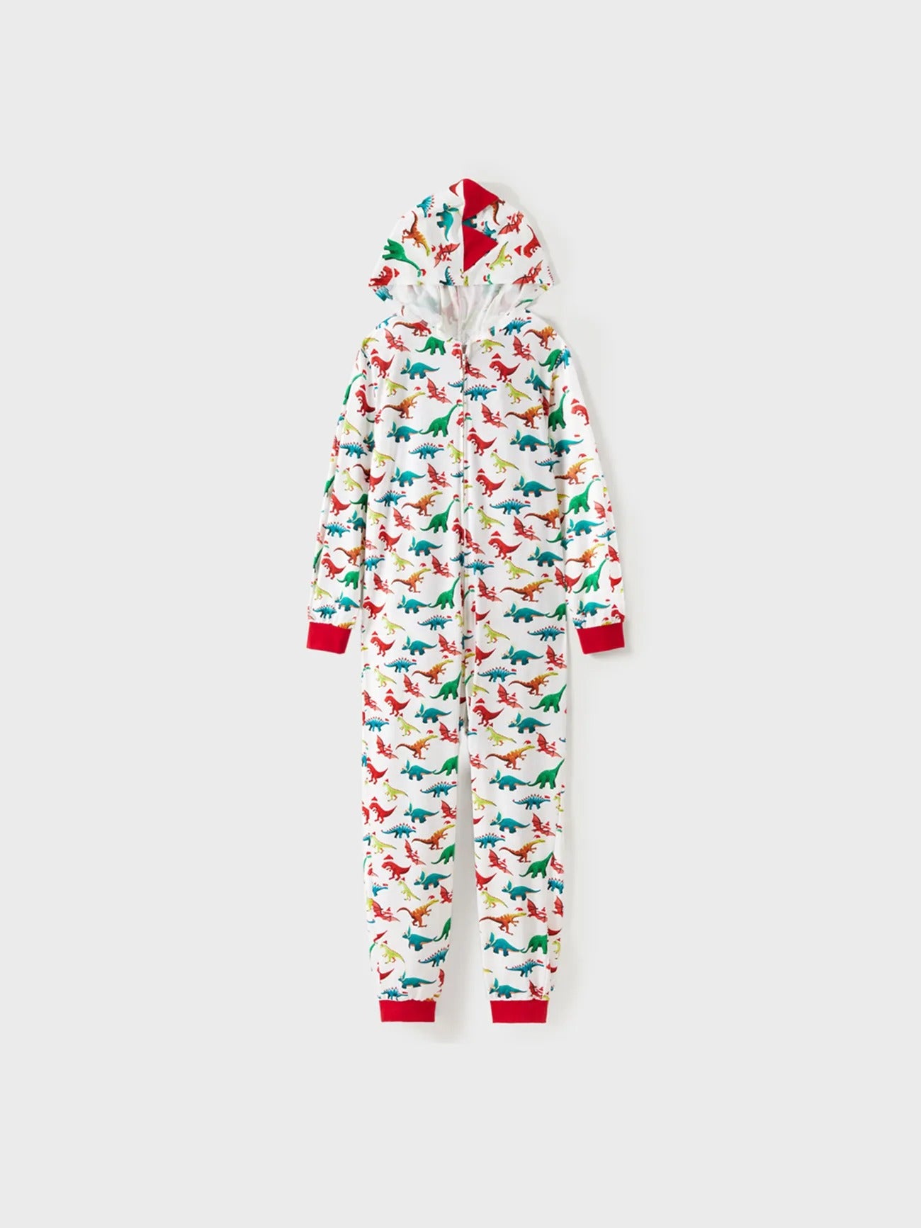 Christmas Family Pajamas With 3D Hooded Design Women