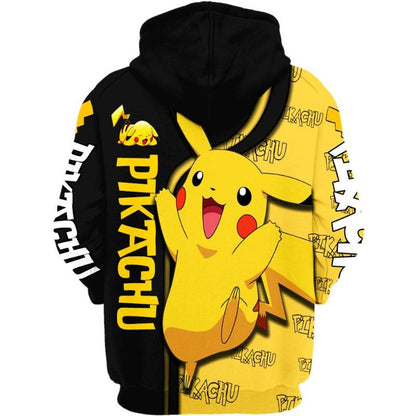 Pikachu Design Hoodie And Leggings Set