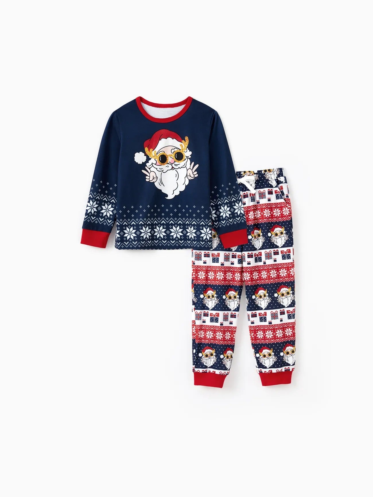 Matching Family Santa Graphic Pajama Set Kids