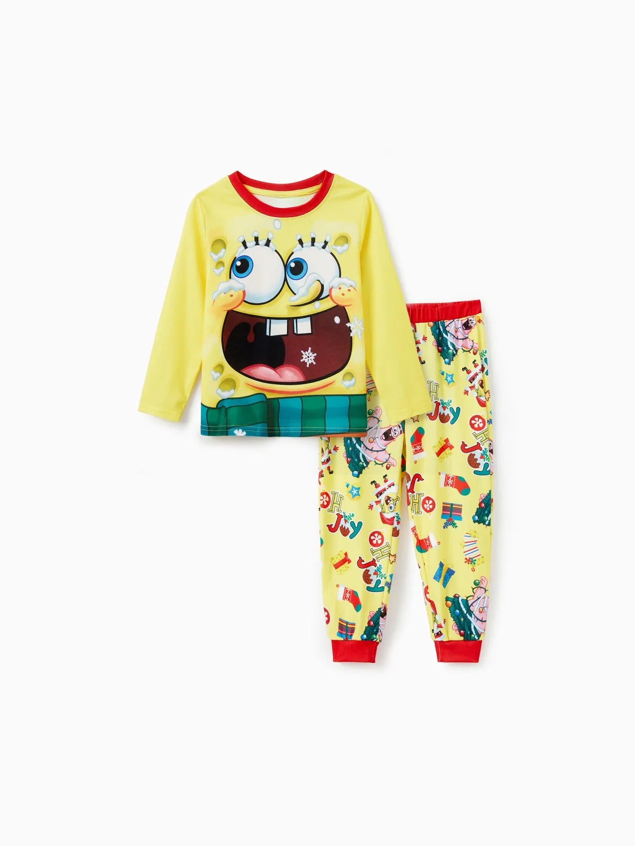 SpongeBob Family Matching Christmas Pajamas Set Kids