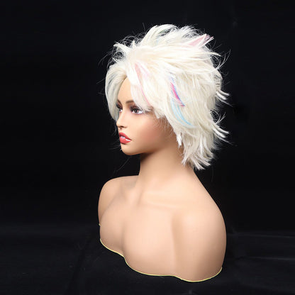 Short Hair Heat Resistant Synthetic Wig
