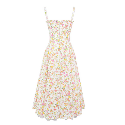 Peony Floral Printed Design Sundress