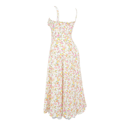 Peony Floral Printed Design Sundress