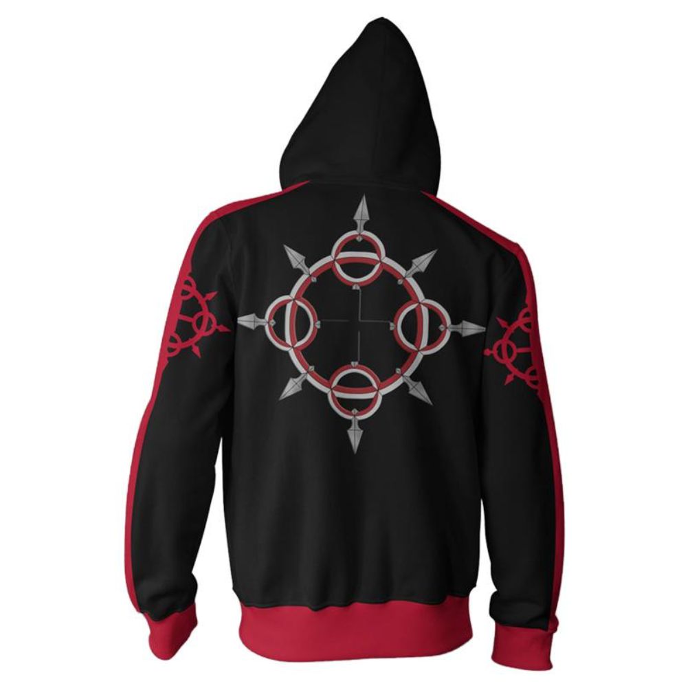 Kingdom Hearts Roxas 3D Zip Up Hoodie