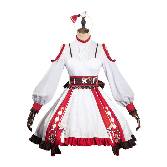 Genshin Impact Yae Miko Lolita Cosplay Costume XXXL