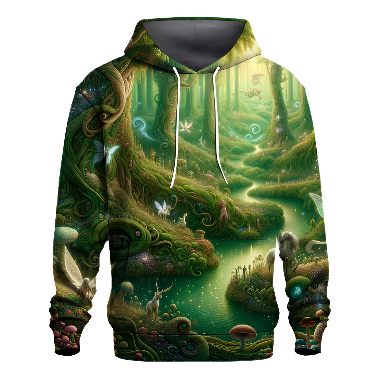 Mystical Forest Creatures Hoodie