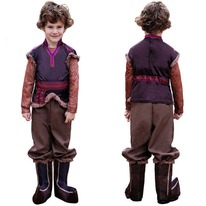 Kids Children Kristoff Cosplay Costume