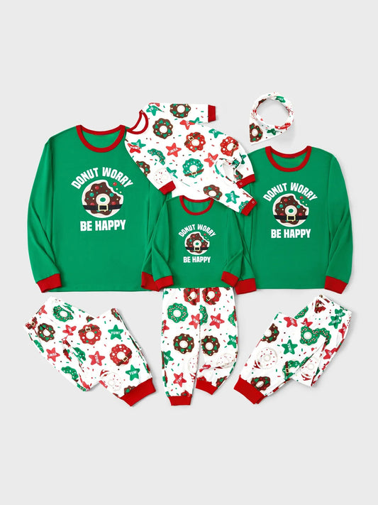 Donut Worry Family Matching Pajama Set Woman S