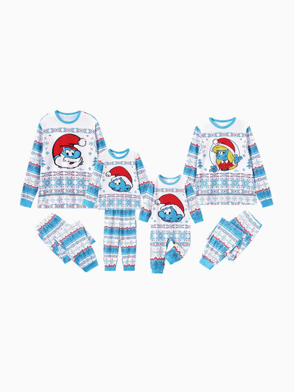 Santa Claus Printed Family Matching Pajama Set Women S