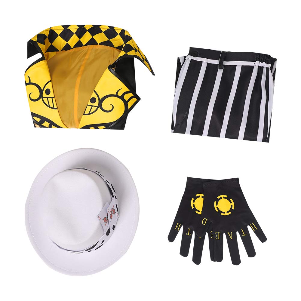 One Piece Trafalgar D Water Law Costume Set