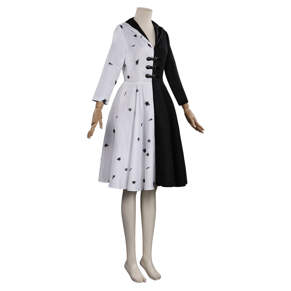 Cruella De Vil Costume Dress