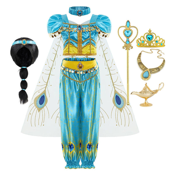 Aladdin Jasmine Halloween Carnival Suit