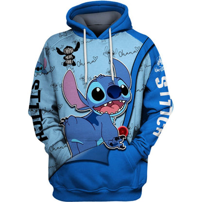 Animated Character Activewear Set Hoodie