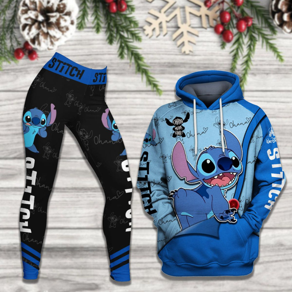 Animated Character Activewear Set Hoodie And Leggings Set