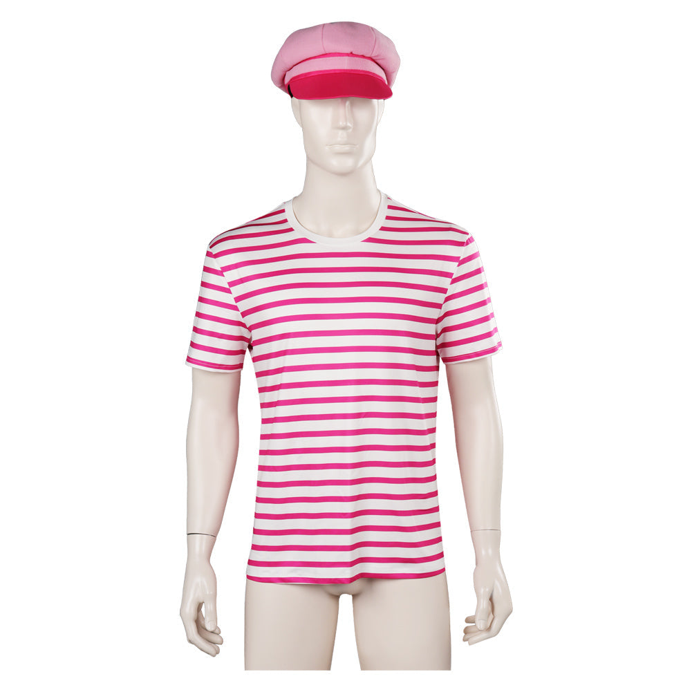 Barbie Ken Cosplay T Shirt Hat Costume