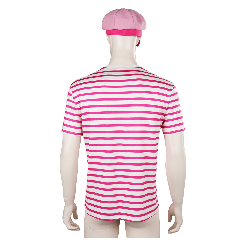 Barbie Ken Cosplay T Shirt Hat Costume