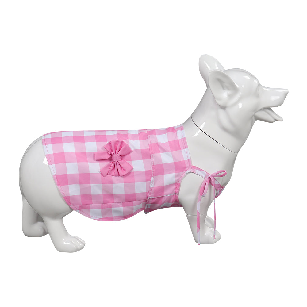 Pet Dog Plaid Cosplay Costume Outfits
