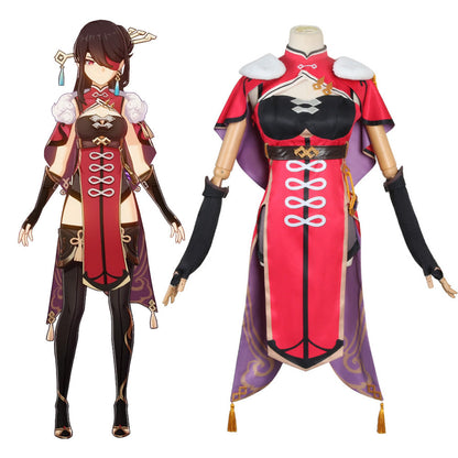 Beidou Cosplay Costume Dress