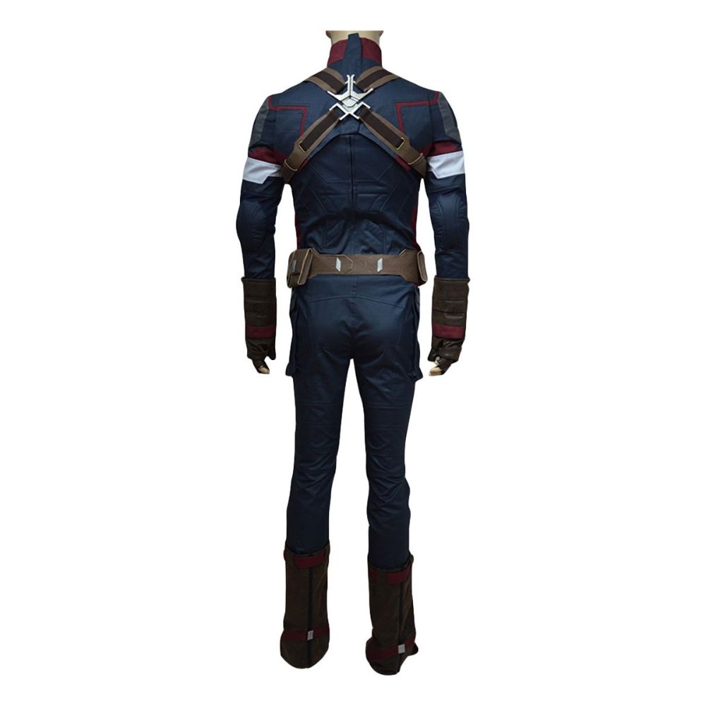 Captain America Uniform Outfit Cosplay Costume