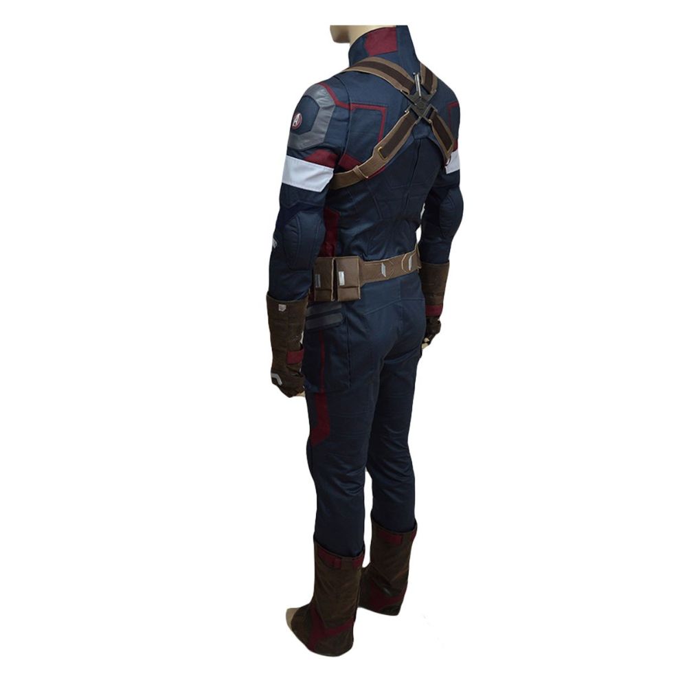 Captain America Uniform Outfit Cosplay Costume