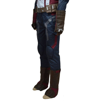 Captain America Uniform Outfit Cosplay Costume