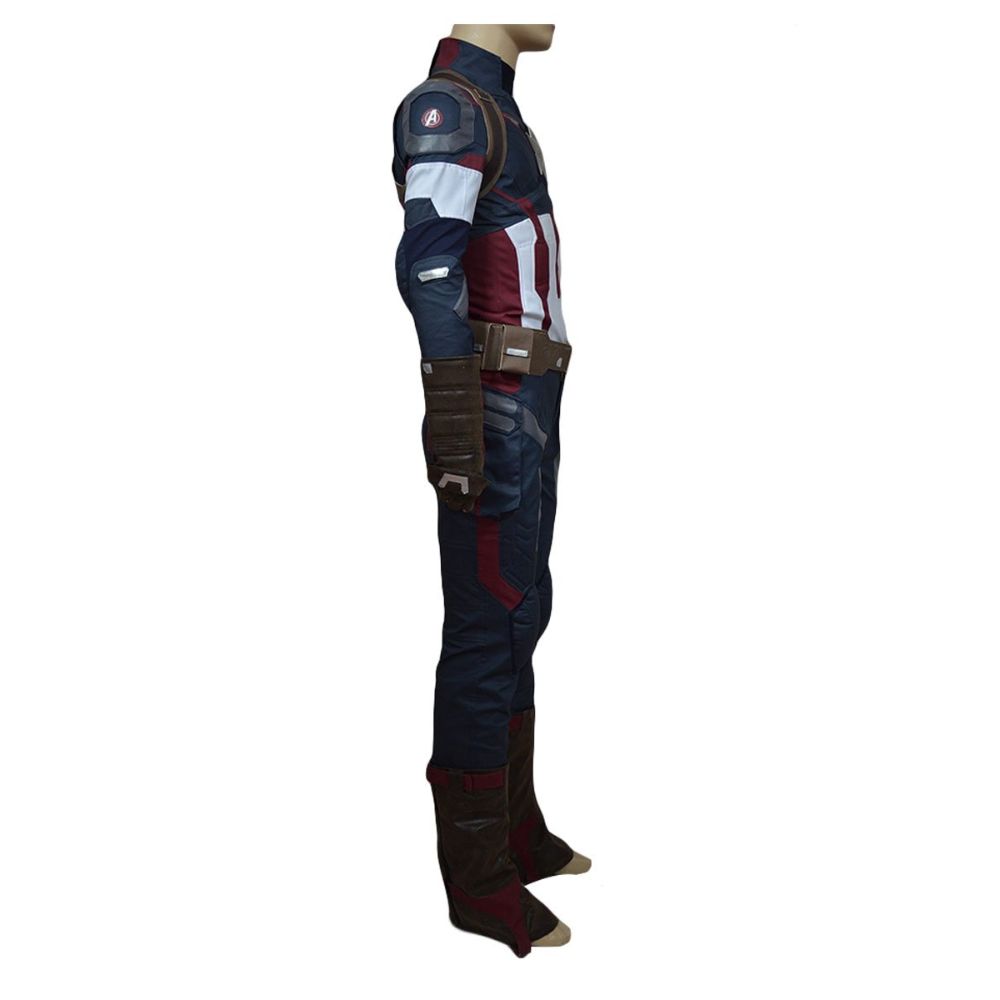 Captain America Uniform Outfit Cosplay Costume