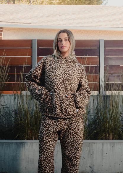 Cheetah Pattern Hoodie