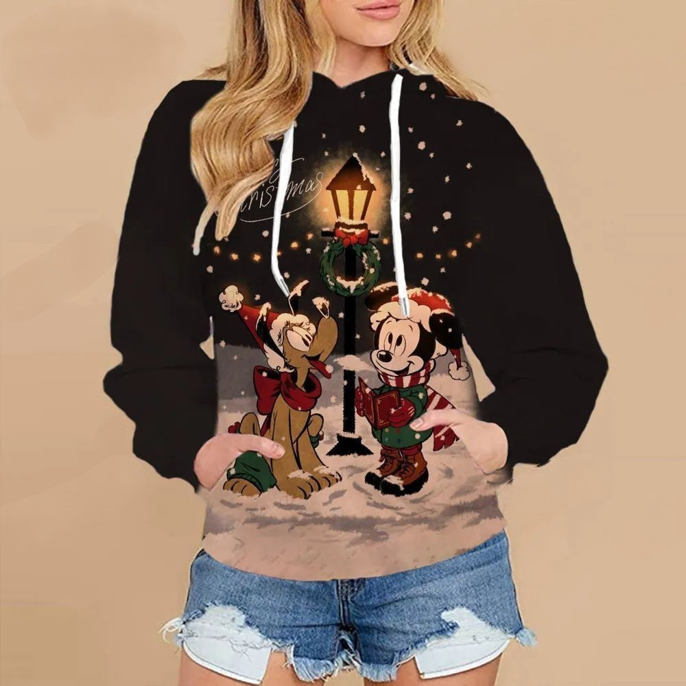 Christmas Mickey Mouse Casual Sweaters