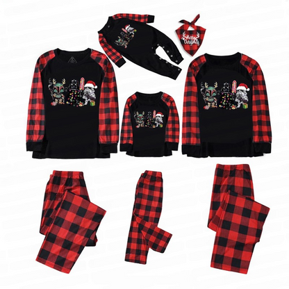 Star Wars Family Matching Christmas Pajama Set Black