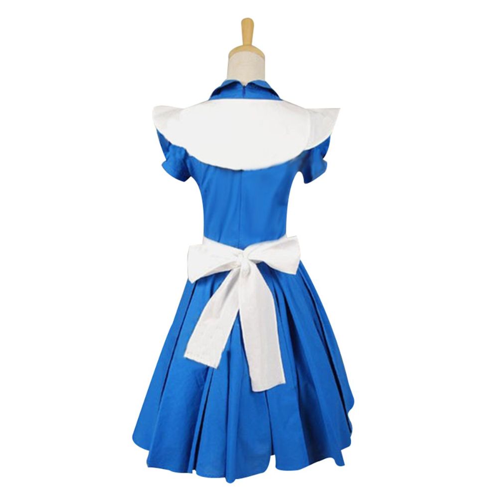 Classic Alice Dress Costume Inspired By Wonderland Movie