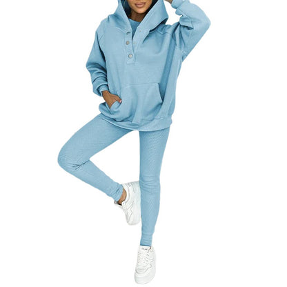 Comfort Loungewear Set Light Blue