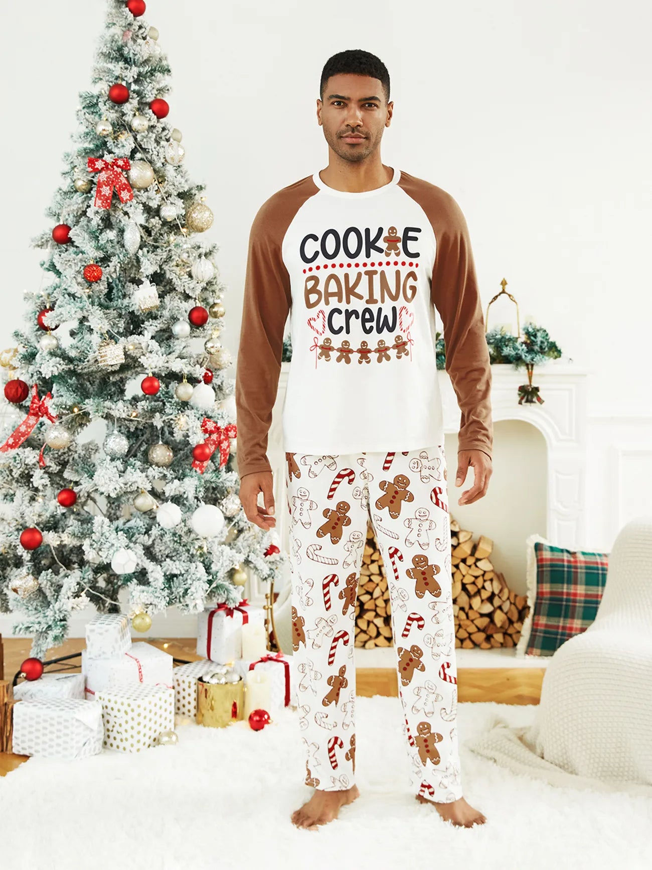 Cookie Baking Crew Family Matching Pajama Set Men