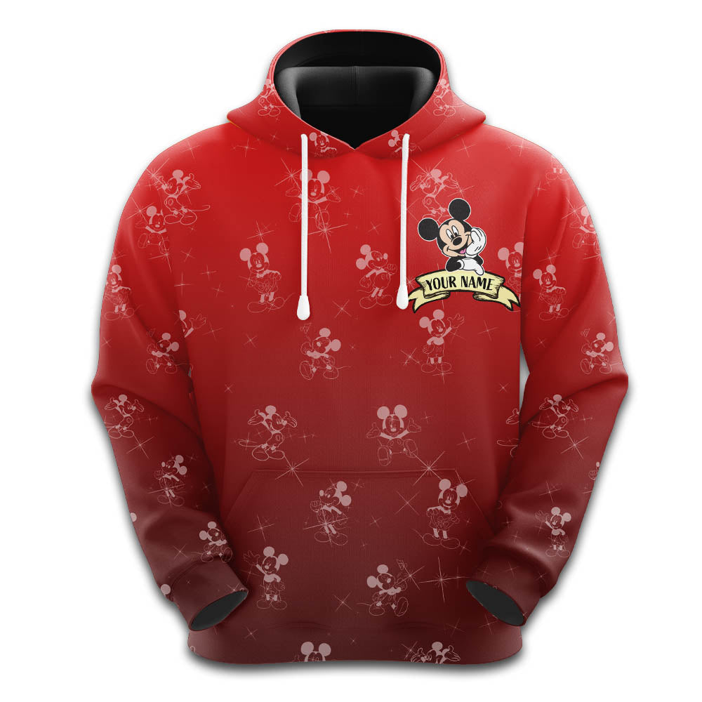 Custom Mickey Mouse Hoodie And Leggings Set Hoodie