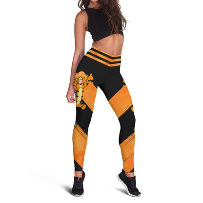 Custom Tiger Pattern Hoodie And Leggings Set Leggings