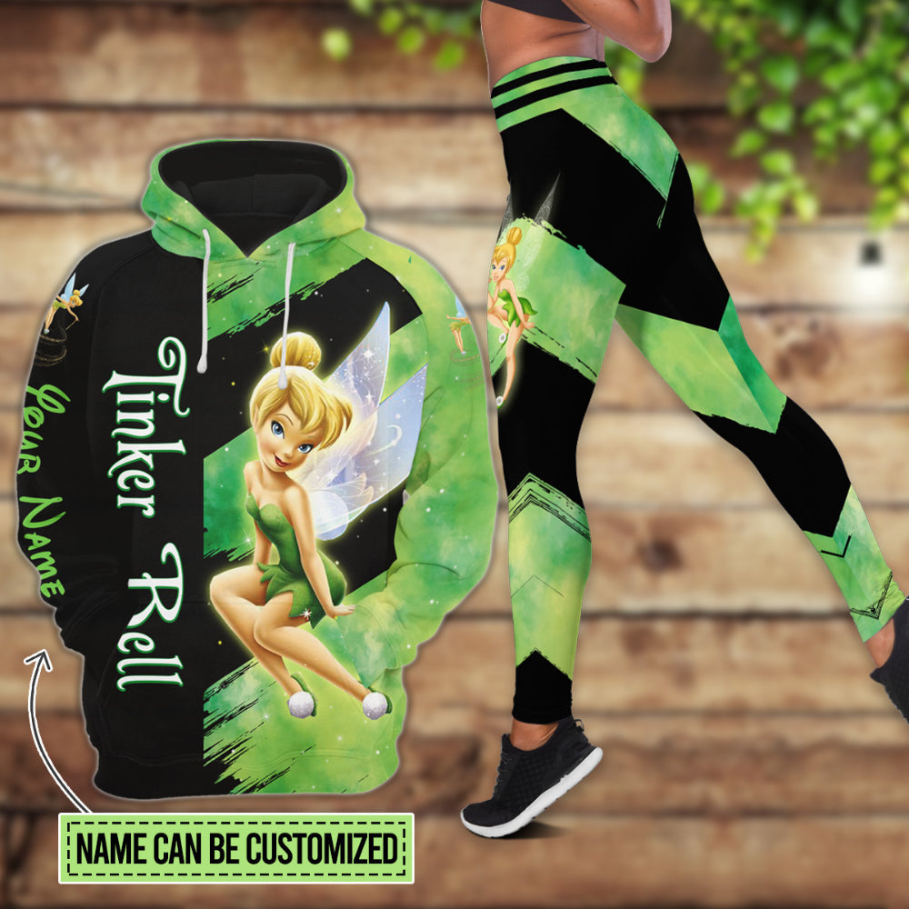 Custom Tinker Bell Hoodie And Leggings Set Hoodie And Leggings Set