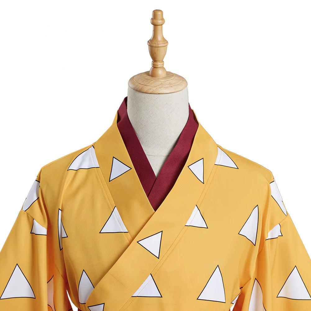 Agatsuma Zenitsu Kimono Dress Costume