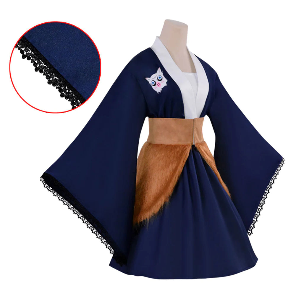 Hashibira Inosuke Kimono Outfits Costume