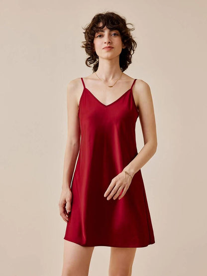 Elegant Sleeveless Satin Nightgowns
