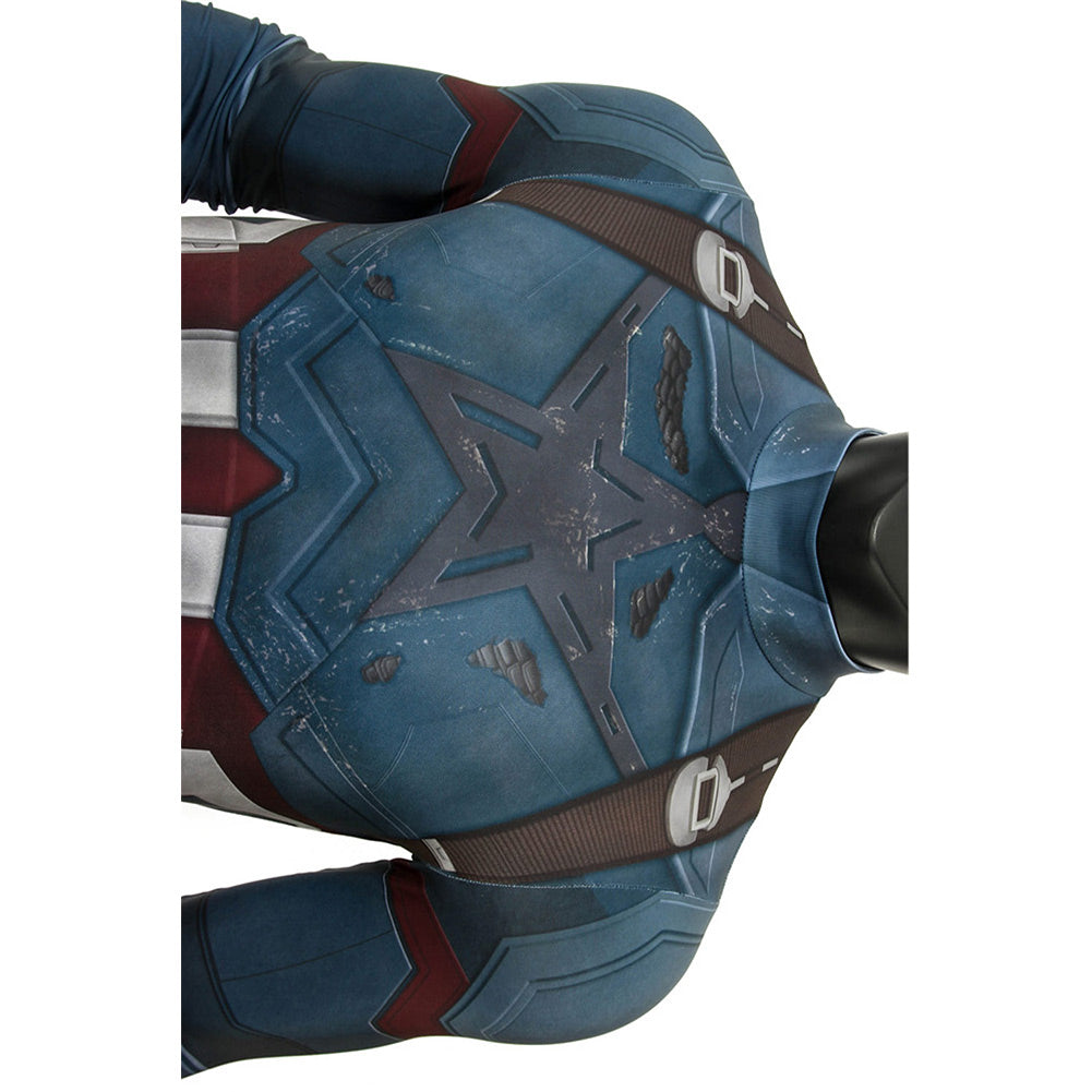 Epic Captain America Infinity War Cosplay Jumpsuit