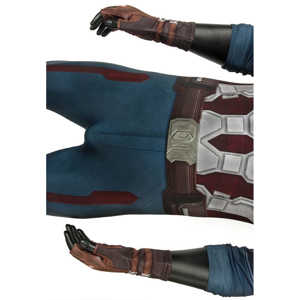 Epic Captain America Infinity War Cosplay Jumpsuit