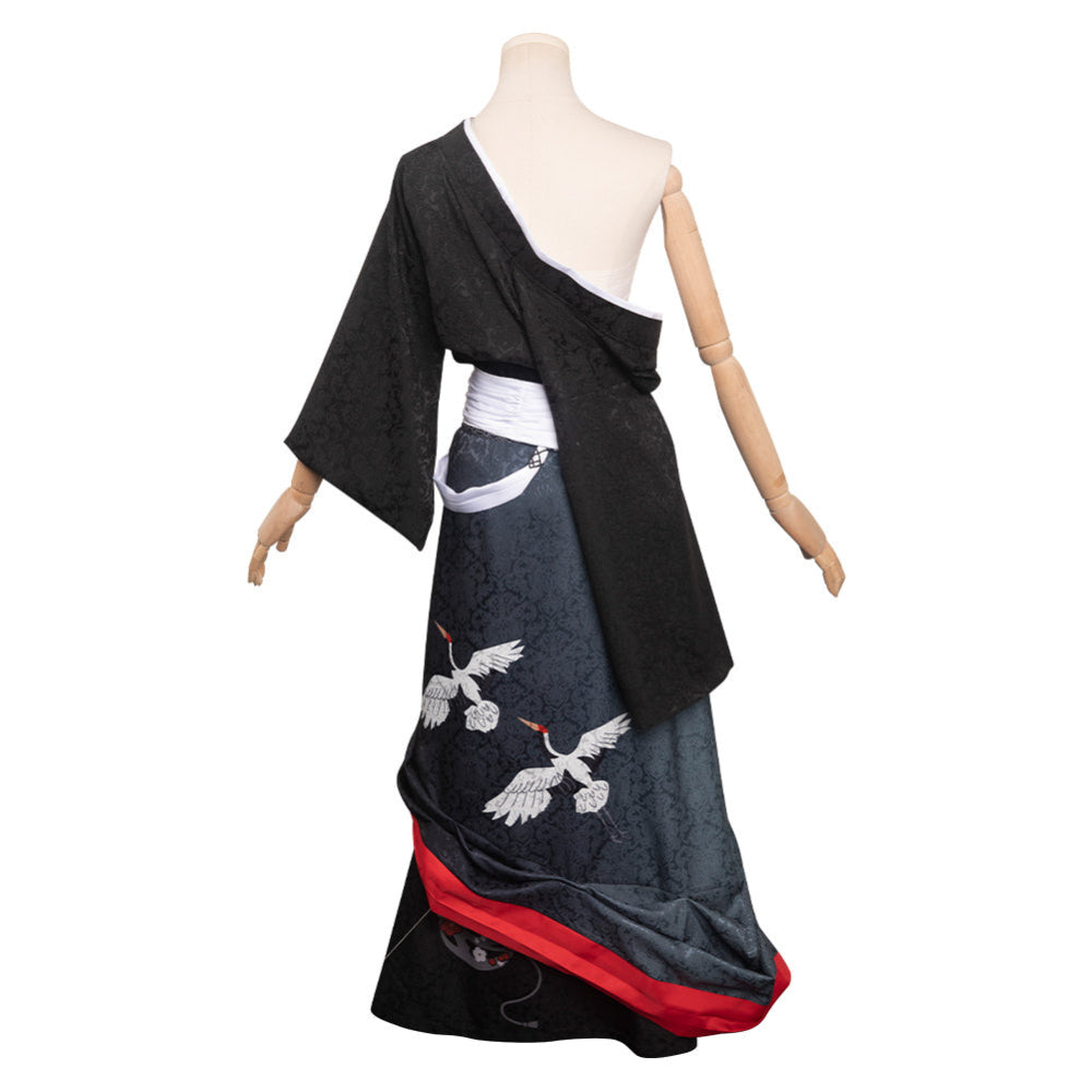 Final Fantasy Crane Kimono Suit