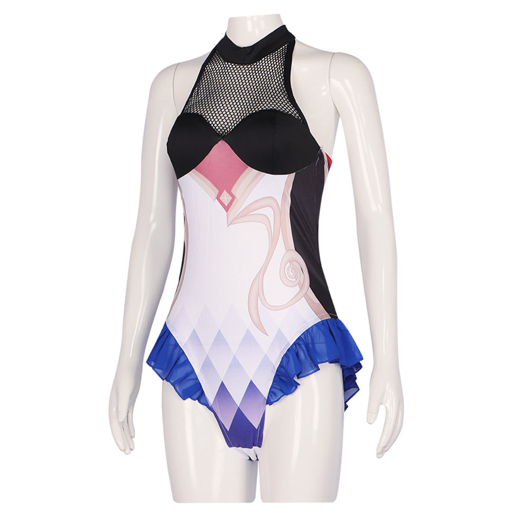 Genshin Impact Ganyu Cosplay Swimsuit