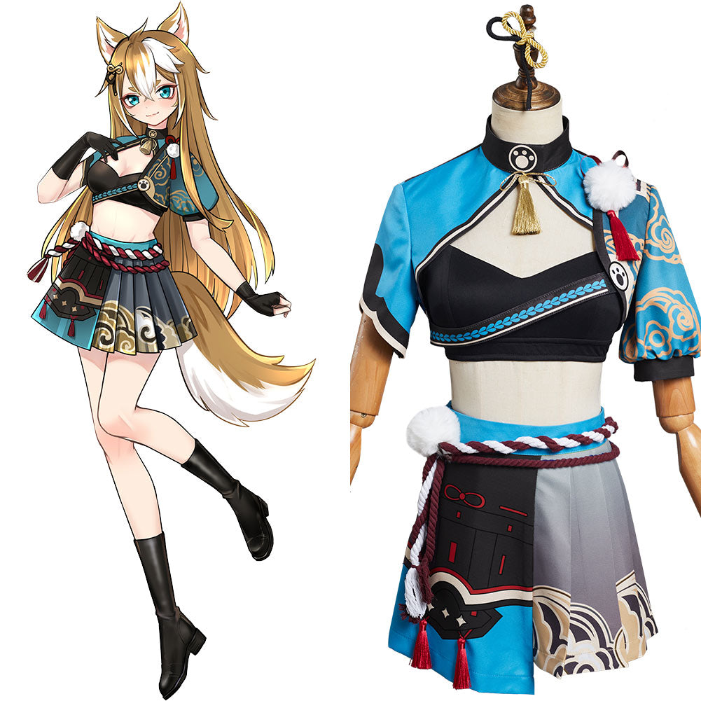 Genshin Impact Hina Goro Cosplay Costume