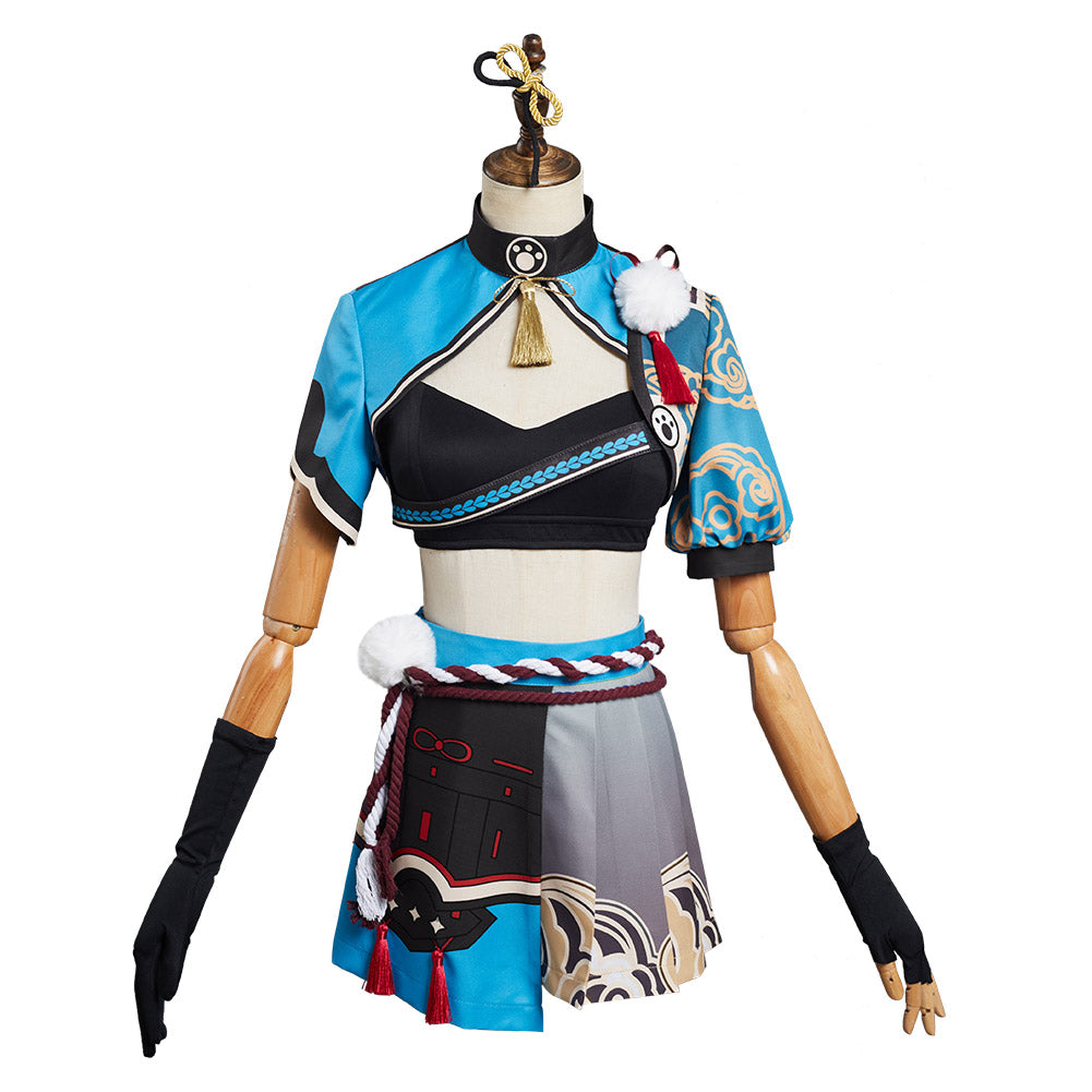 Genshin Impact Hina Goro Cosplay Costume 3XL