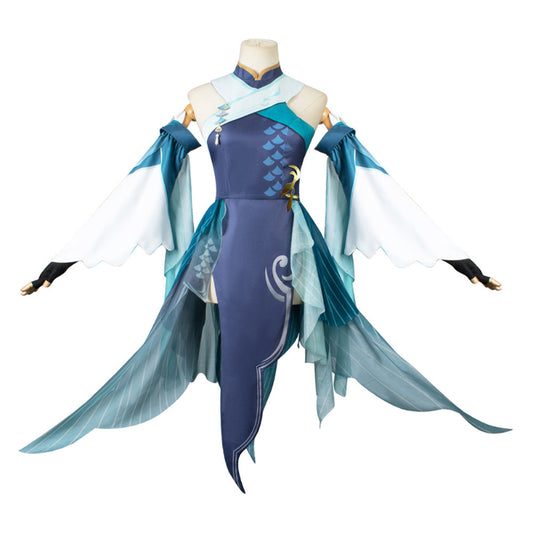 Genshin Impact Madame Ping Cosplay Dress Costume
