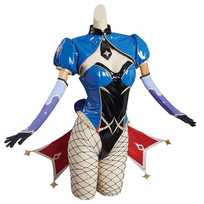 Genshin Impact Mona Bunny Cosplay Costume XXXL