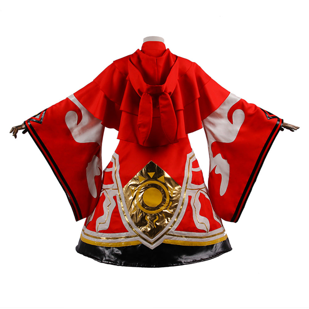 Genshin Impact Pyro Abyss Mage Cosplay Costume XXL