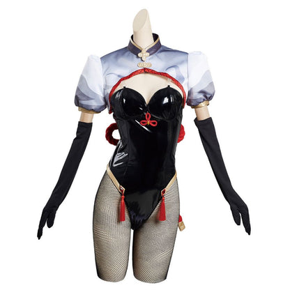 Genshin Impact Shen He Bunny Girls Jumpsuit XXXL